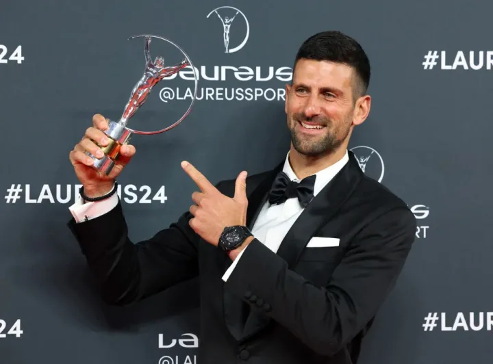 Djokovic le ganó a Messi el premio al mejor deportista del año
