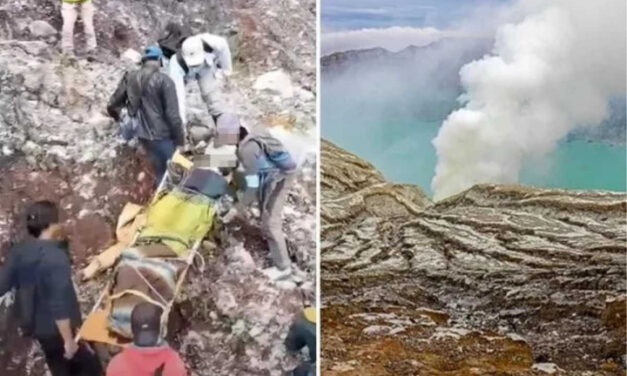 Tragedia en Indonesia: una turista china murió tras caerse al interior de un volcán mientras se sacaba fotos