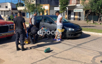 Corrientes: automovilista atropelló a un barrendero que debió ser hospitalizado