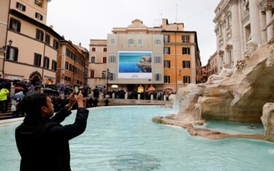 Roma: reabrió la Fontana di Trevi después de varias semanas de limpieza