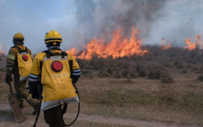 La Provincia realizó cobertura sanitaria ante incendios