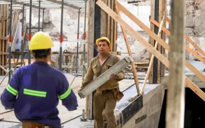 Mejoró la venta de insumos para la construcción