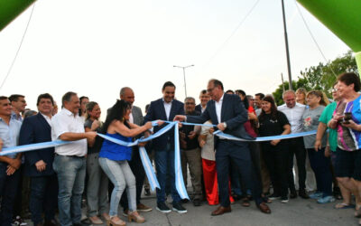 Valdés inauguró importante obra vial en el sur de la Capital