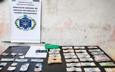 Secuestraron cocaína y dinero en efectivo en un barrio correntino: dos demorados