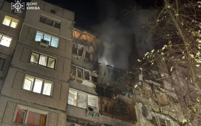 Rusia lanzó un ataque masivo con misiles y drones contra Kiev y dejó al menos cuatro muertos