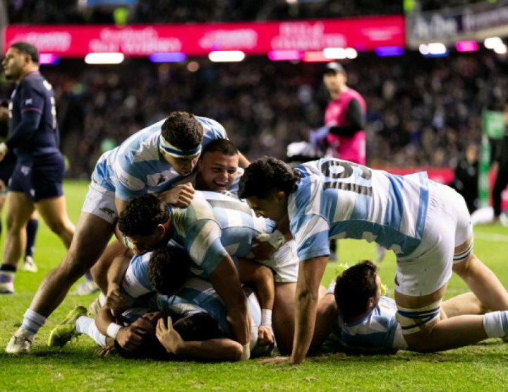 Reacción y victoria de Los Pumas