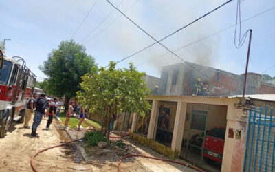 Un incendio destruyó la planta superior de una vivienda en el barrio San Roque Este