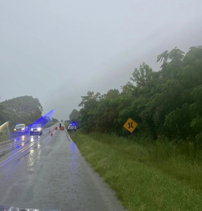 Circulación reducida en la Ruta Nacional 12 a la altura del kilómetro 783