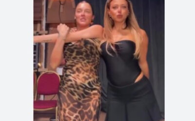 Evangelina Anderson y La Reini celebran la soltería