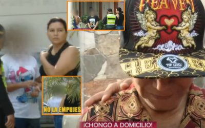 Melcochita enfrenta a Monserrate Seminario con policías para retirar sus pertenencias y termina llorando por sus hijas: “ La ha empujado”