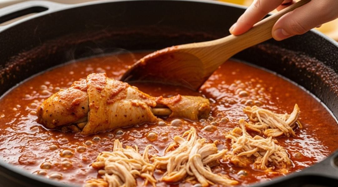 Receta de salsa de tuco con pollo, rápida y fácil